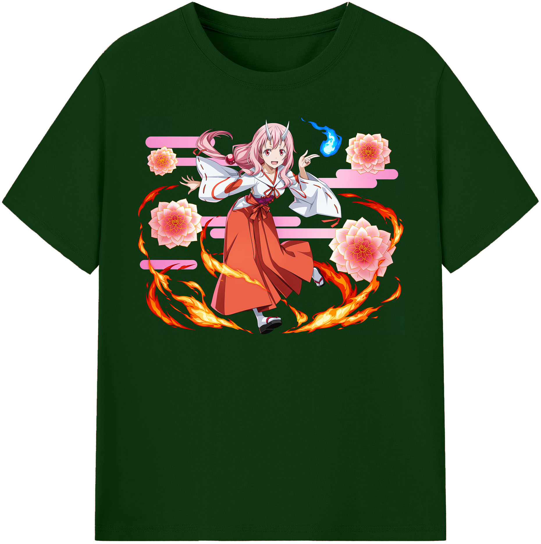 （画像用） 転スラ Regarding Reincarnated to Slime 綿100％半袖Tシャツ（フロントプリント）